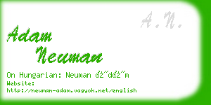 adam neuman business card